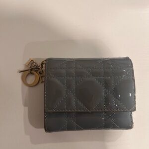 🩵 Lady Dior Lotus Wallet in Baby Blue 🩵 ⭐️ AUTHENTIC ⭐️